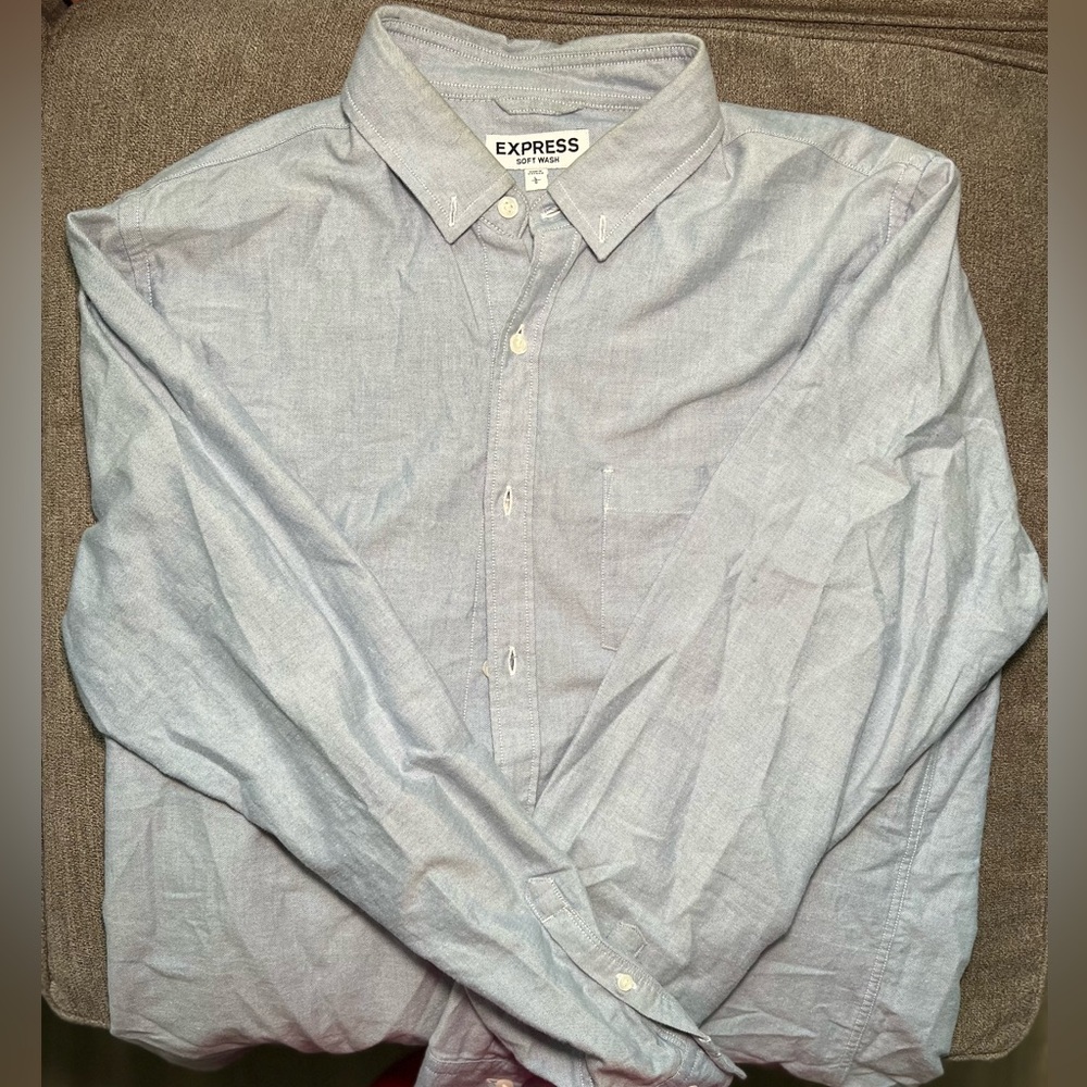 Men’s express size large dress shirt button down